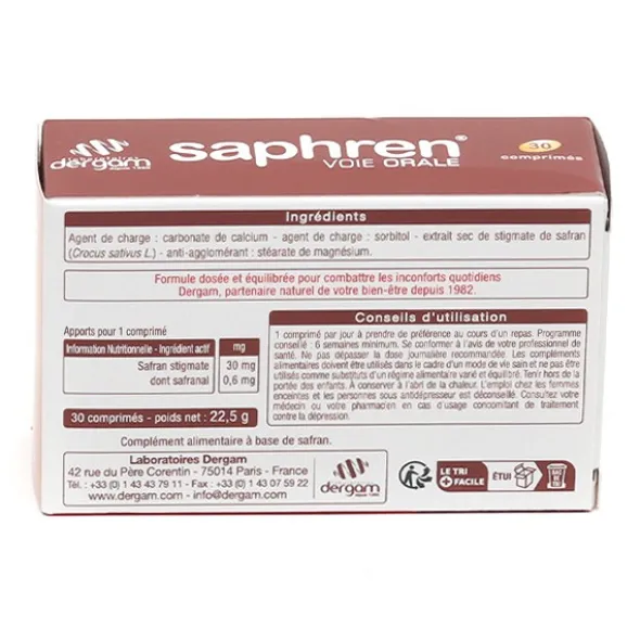 Saphren comprimés