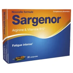 Sargenor Arginine et Vitamine B12 ampoules