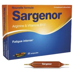 Sargenor Arginine et Vitamine B12 ampoules
