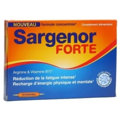 Sargenor Forte Arginine et vitamine B12 ampoules