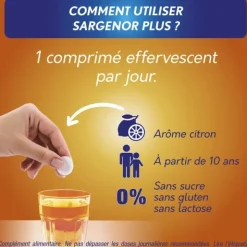 Sargenor Plus comprimés effervescents