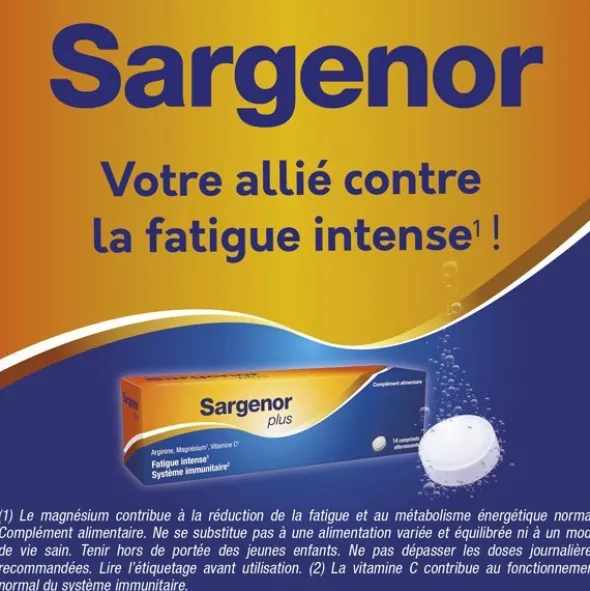 Sargenor Plus comprimés effervescents