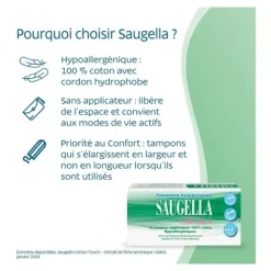 Saugella Cotton Touch Normal tampons