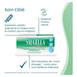 Saugella Cotton Touch Normal tampons