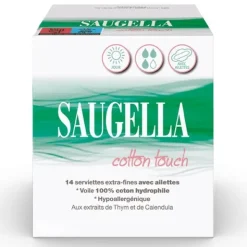 Saugella Cotton Touch Serviettes hygiéniques jour