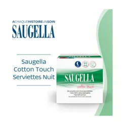 Saugella Cotton Touch Serviettes hygiéniques nuit