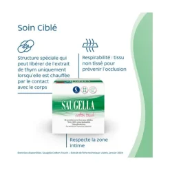 Saugella Cotton Touch Serviettes hygiéniques nuit