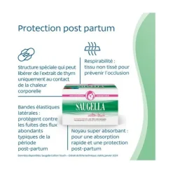 Saugella Cotton Touch serviettes maternité