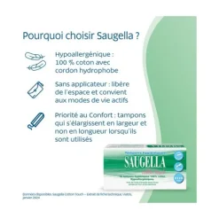 Saugella Cotton Touch Super tampons