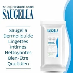 Saugella Dermoliquide lingettes intimes