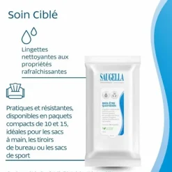 Saugella Dermoliquide lingettes intimes