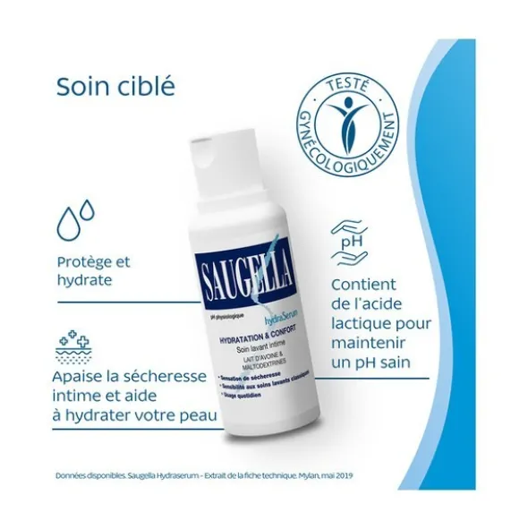 Saugella HydraSérum soin lavant doux