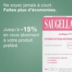 Saugella Poligyne 50+ Ovule vaginal hydratation intense