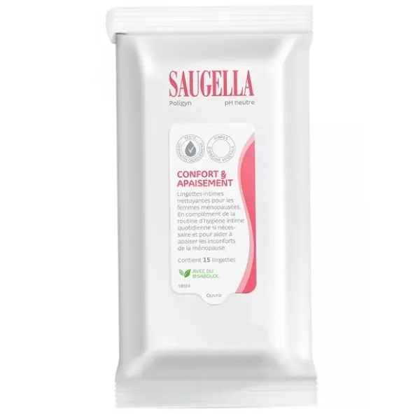 Saugella Poligyn lingettes intimes