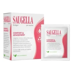 Saugella Poligyn lingettes intimes