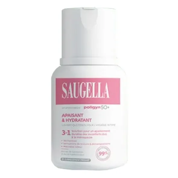 Saugella Poligyn 50+ Soin lavant intime Apaisant et Hydratant
