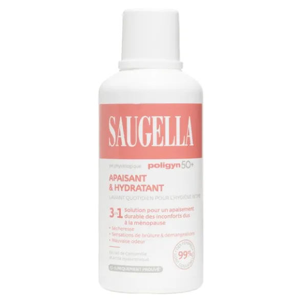 Saugella Poligyn 50+ Soin lavant intime Apaisant et Hydratant