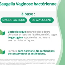 Saugella Vaginose bactérienne Gel vaginal unidoses