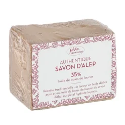 Savon d'Alep authentique 35 % laurier Aquaromat