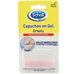 Scholl capuchon en gel Orteil