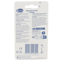 Scholl capuchon en gel Orteil