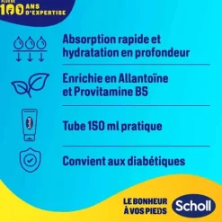 Scholl Crème Nutrition Intense pieds et ongles
