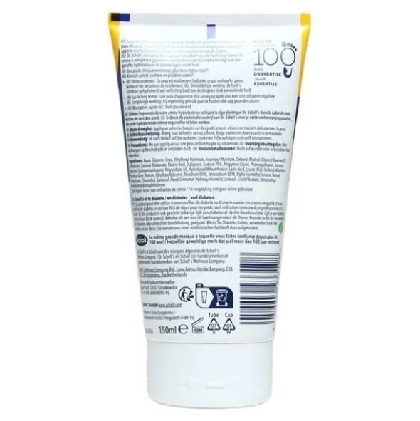 Scholl Crème Pieds Hydratation Quotidienne