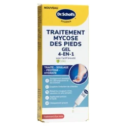Scholl gel mycose des pieds 4 en 1