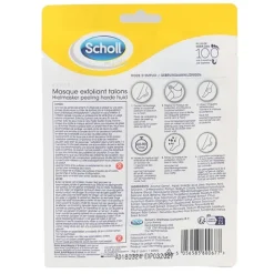 Scholl Masque pieds exfoliant talon