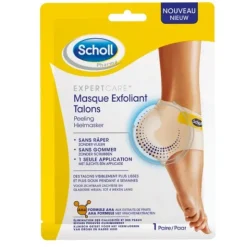 Scholl Masque pieds exfoliant talon