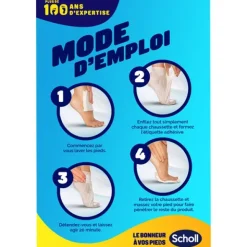 Scholl Masque Pieds nourrissant au miel de Manuka