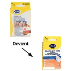 Scholl pansements Traitement cors