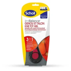 Scholl Semelle anti douleur Genou et talon 1 paire