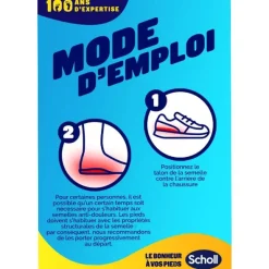 Scholl Semelle anti douleur Genou et talon 1 paire