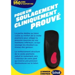 Scholl Semelle anti douleur Genou et talon 1 paire