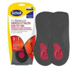 Scholl Semelle anti douleur Genou et talon 1 paire