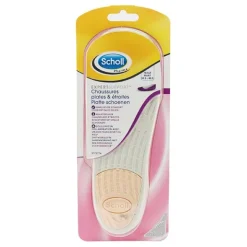 Scholl semelles Chaussures plates et étroites 1 paire