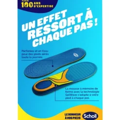 Scholl semelles pour Chaussures casual décontractées 1 paire
