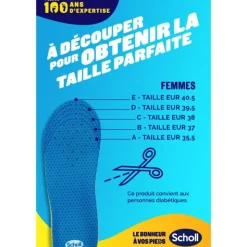 Scholl semelles pour Chaussures casual décontractées 1 paire