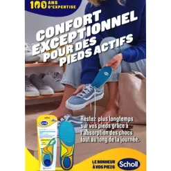 Scholl semelles pour Chaussures casual décontractées 1 paire