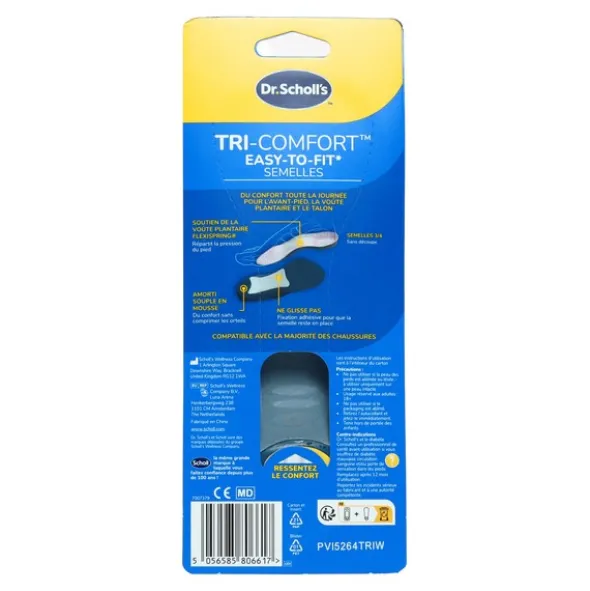 Scholl Semelles Tri-Comfort 1 paire