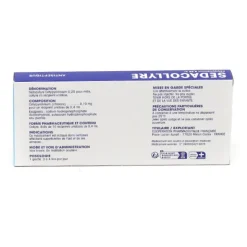 Sedacollyre collyre unidoses