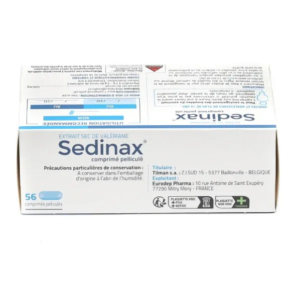 Sedinax troubles du sommeil comprimés