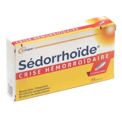 Sedorrhoide suppositoire Crise hémorroïdaire