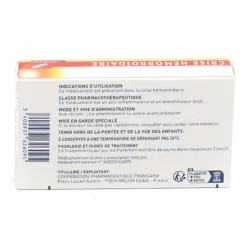 Sedorrhoide suppositoire Crise hémorroïdaire