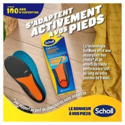 Semelle Scholl Professionnel GelWave 1 paire
