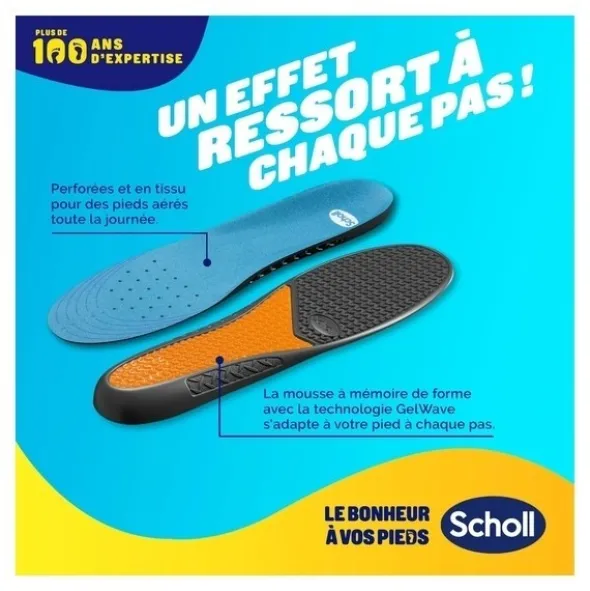 Semelle Scholl Professionnel GelWave 1 paire