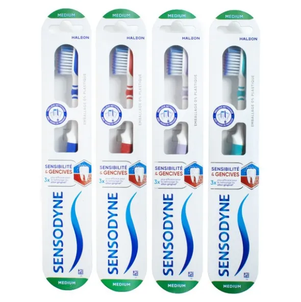 Sensodyne Brosse à dents Sensibilité et Gencives Medium