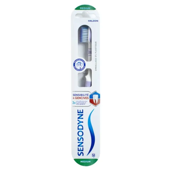 Sensodyne Brosse à dents Sensibilité et Gencives Medium