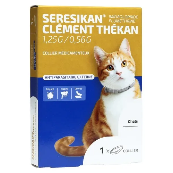Seresikan Collier anti puce Chat